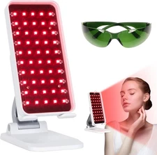 Therapy, Handheld Red Light Therapy for Face with Adjustable Stand, 660nm & 850n