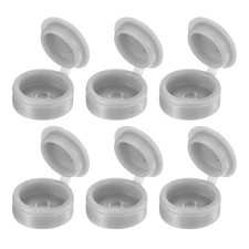 150pcs Screw Cover Caps, 3mm Hinged Screw Caps (Grey)