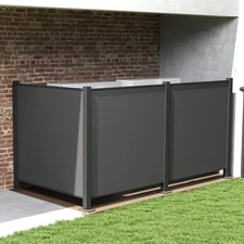 Privacy Screens, 50" W x 50" H Air Conditioner Fence, Trash Can Enclosure