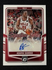 2024-25 Donruss Optic Signature Series Adama Sanogo Autograph - Bulls