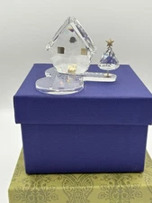Swarovski Holiday Magic Tea Light Candle Holder Tree House Crystal #5596818 $185