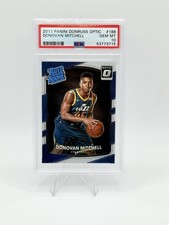 2017-18 Panini Donruss Optic - Rated Rookie Donovan Mitchell #188 (RC) PSA 10