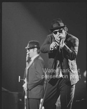 Dan Aykroyd John Belushi Photo 8x10 The Blues Brothers Performance On Stage