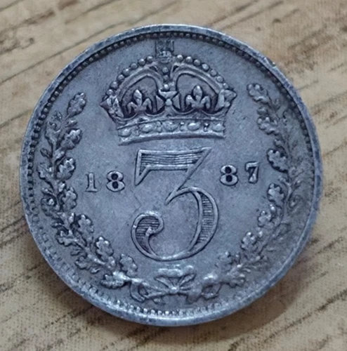 Victoria Threepence coin from a recent eBay sale