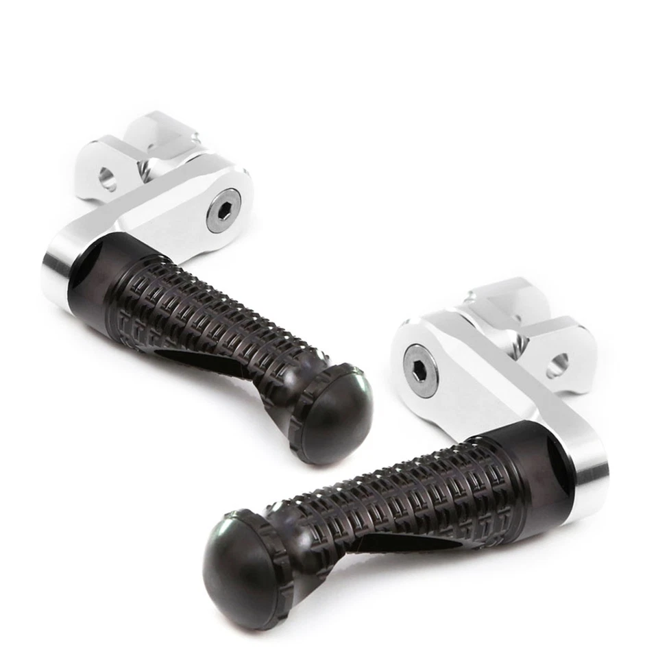Clavijas de pie delanteras negras elevadoras MPRO 1,5 pulgadas para Ninja ZX-11 ZZR1100 99-01 Foto 2 de 4