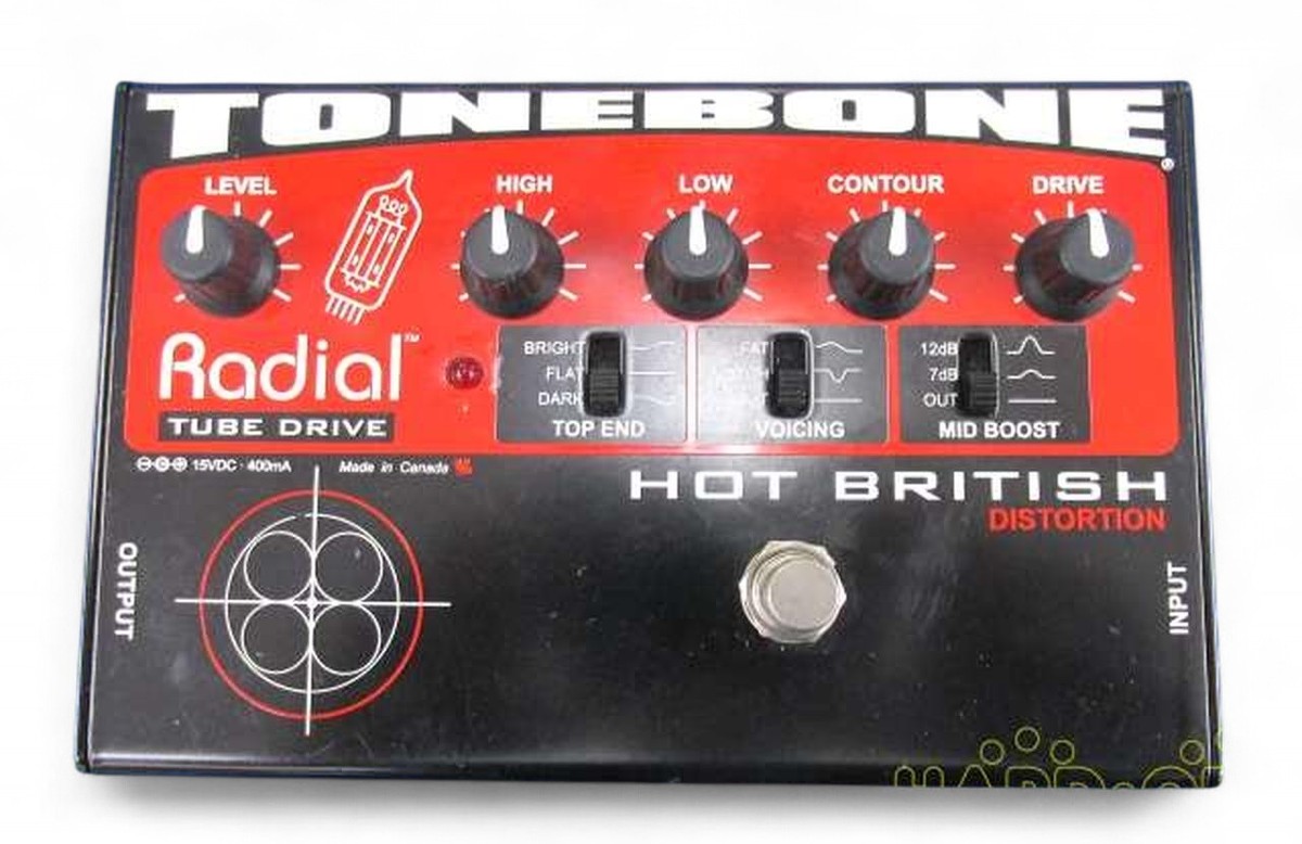 ギター Radial Tonebone Hot British Distortion RADIAL TONEBONE HOT BRITISH Distortion / Drive Pedal Tested