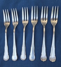 LOT OF 6 WMF BAROCK 6 1/4-inch INDIVIDUAL SAL...