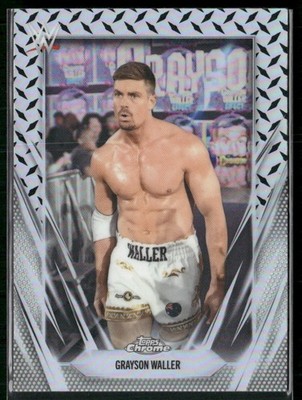 2026 Topps Chrome WWE #137 Grayson Waller Diamond Plate Refractor (004645)