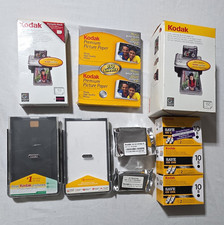 Kodak EasyShare 10B Black 10C Tri-Color Ink Cartridges Lot w 4x6 Photo Paper