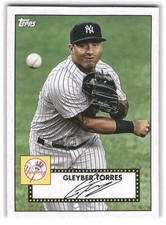 Gleyber Torres 2021 Topps Baseball #T52-38 New York Yankees 1952 Topps Redux