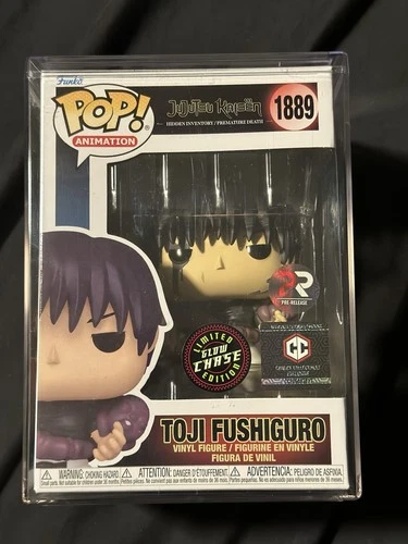 Funko Pop! Jujutsu Kaisen - Toji Fushiguro Pre-Release Glow Chase w/ Pop Stack