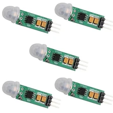 Stemedu HC-SR505 Mini Infrared PIR Motion Sensor, Micro IR Pyroelectric Human...