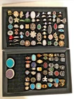 Vintage To Modern 112 Rings Jewelry Lot Costume, Gold/Silver Plated, 925 Silver