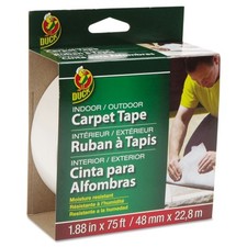 Duck Brand Indoor/Outdoor Fiberglass Double-Sided Carpet Tape: 1.88 in. x 75 ...