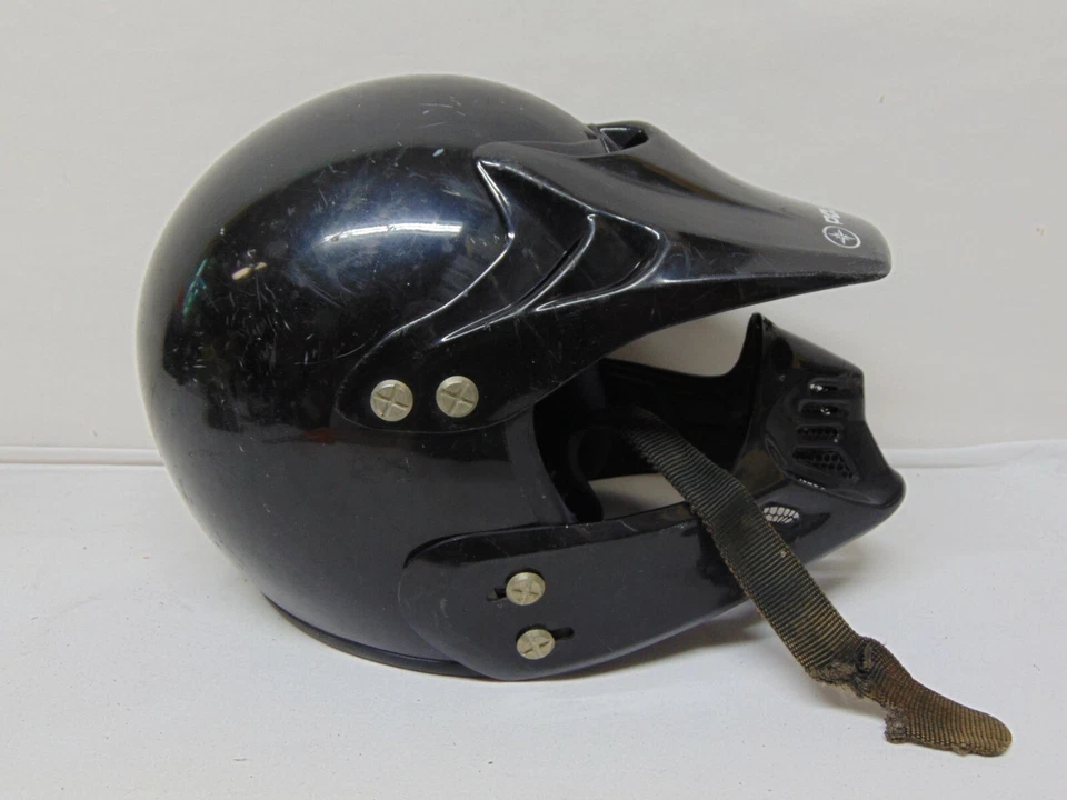 POLARIS YOUTH SIZE HELMET MOTO EC FULL FACE HELMET BLACK MEDIUM - Image 3 of 4