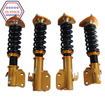 4 Pcs Full Coilover Struts Fit 02-07 Subaru Impreza WRX 03-08 Forester JDMSPEED 