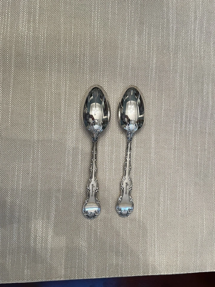 CUCHARADITA GORHAM ESTRASBURGO PLATA ESTERLINA 5 7/8", NUEVA, NUNCA USADA, precio por cuchara Foto 2 de 2