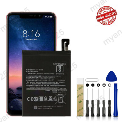 New BN48 Battery For Xiaomi Redmi Note 6 Pro Tools