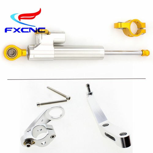 For Honda CNC Set Steering Damper Bracket Mount Stabilizer CBR954RR 2002-2003 - Picture 24 of 35
