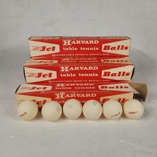Vintage Ping Pong Harvard Table Tennis Jet Balls England With Original Box
