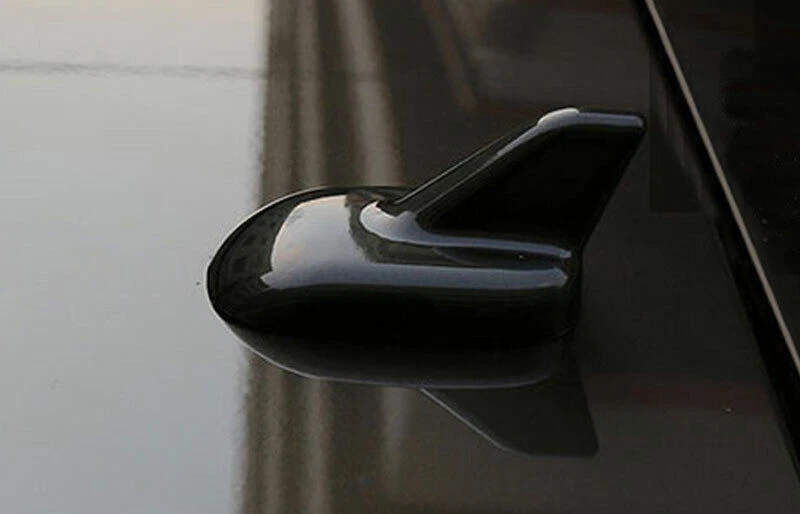 Para Volkswagen Tiguan 2010-2016 Antena Borde Aéreo Negro ABS Techo Coche Aleta Tiburón Foto 2 de 4