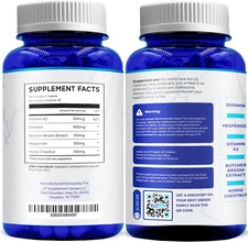 Vein Vitality 1250Mg Diosmin Hesperidin Complex for Varicose Veins Treatment ...