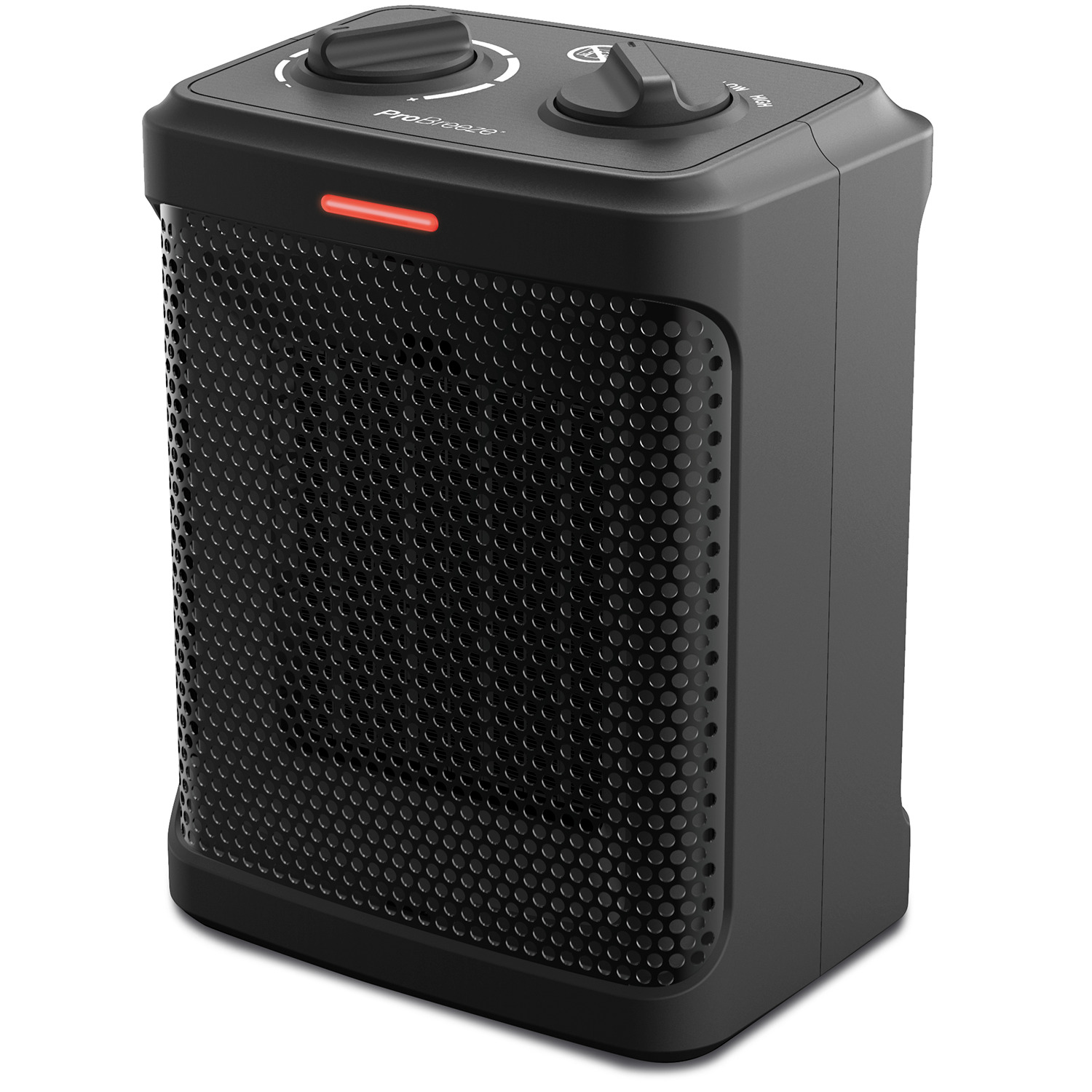 Pro Breeze® 1500W Mini Ceramic Space Heater Mini Heater Fan Heater Black