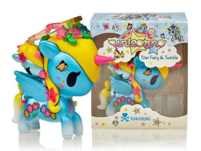 1 X NEW IN BOX TOKIDOKI FIGURINE - STAR FAIRY AND HER BABY TWINKLE UNICORNO