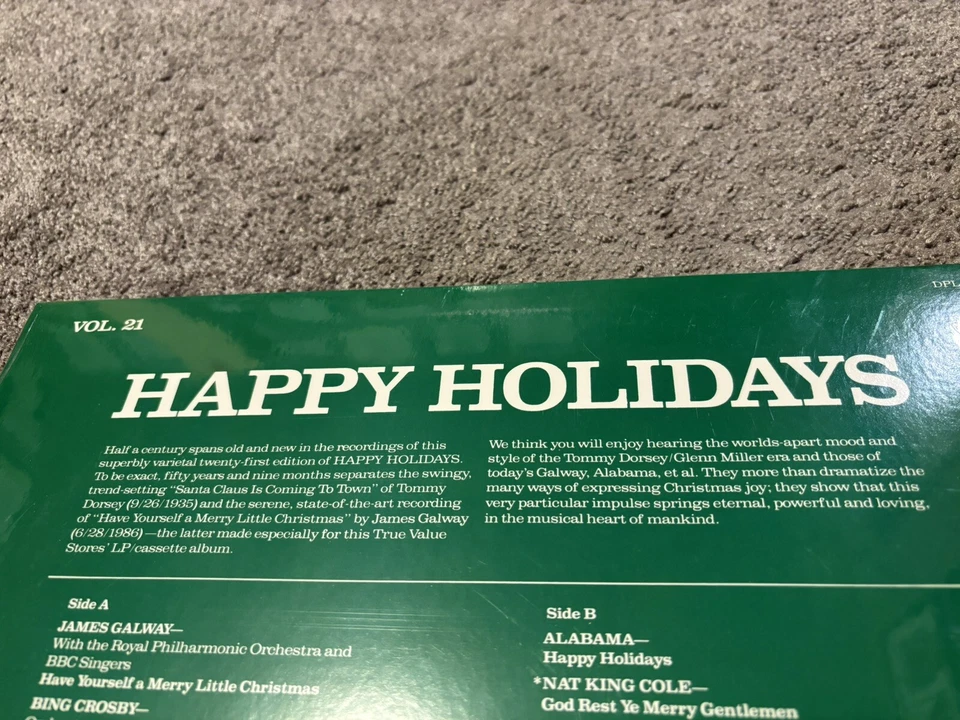 True Value Hardware Stores Happy Holidays Vol. 21 Sealed Christmas Vinyl Record - Image 4 of 4