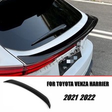 Fit For Toyota Venza Harrier 2021 2022 Rear Trunk Spoiler Wing Lip Glossy Black