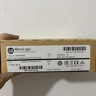 Original Factory Sealed 1762-IF4 AB 1762IF4 /B MicroLogix 4 Point Input Module