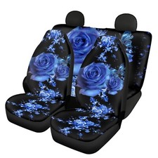 Floral Print Car Accessories Seat Universal Fit Easy Protector To Install
