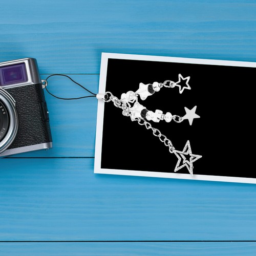 Pentagram Mobile Phone Chain Student Charm Weaving Charms Aesthetic Cute - Zdjęcie 10 z 12