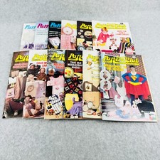 Annies Pattern Club Magazines Lot of 12 Vintage Crafting 1980s Crochet Craft