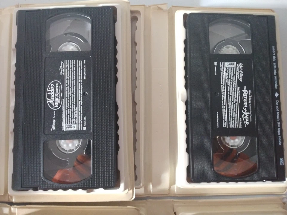 2 Aladdin+Return of Jafar+Aladdin The King of Thieves(RARE MICKEY MOUSE🐭ON TAPE - Image 4 of 4