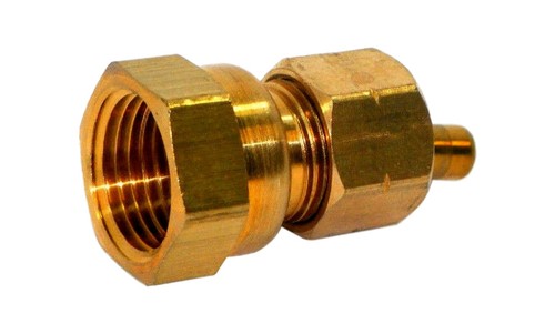 Watts A-117 3/8" X 3/8" Compression Fittings W/Inserts PB966-P - Picture 2 of 2