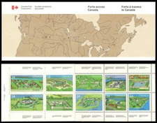 CANADA 1059a (BK87) - Canada Day "Forts" Complete Booklet (pb23715)