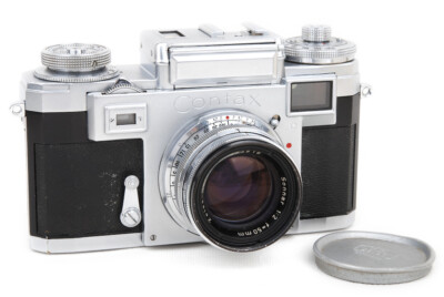 Ex+ Zeiss Ikon Contax III Silver Camera Body +Sonnar 50mm f Ex+ Zeiss Ikon Contax III Silver Camera Body +Sonnar 50mm f