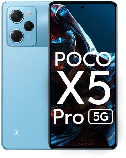 ANDROID - 未開封 スマートフォン POCO X5Pro 5G Blue POCO X5 PRO 5G(128GB Storage)Factory Unlocked Dual Sim