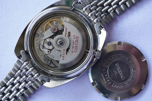 RARO RELOJ SEIKO 5 DX NO.5139-6000 27 JOYAS ESFERA AZUL PROFUNDO JAPÓN - Imagen 13 de 16