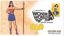AO- 5152-3, 2016, Wonder Woman,  Add-on Cover, First Day Cover, Pictorial Postma