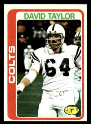 1978 Topps David Taylor #261 - Baltimore Colts - NM+