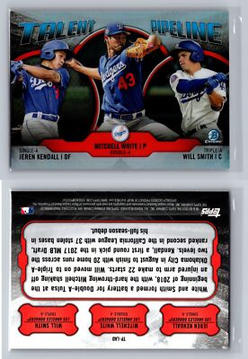 2019 Bowman Chrome #TP-LAD Jeren Kendall / Mitchell White / Will Smith