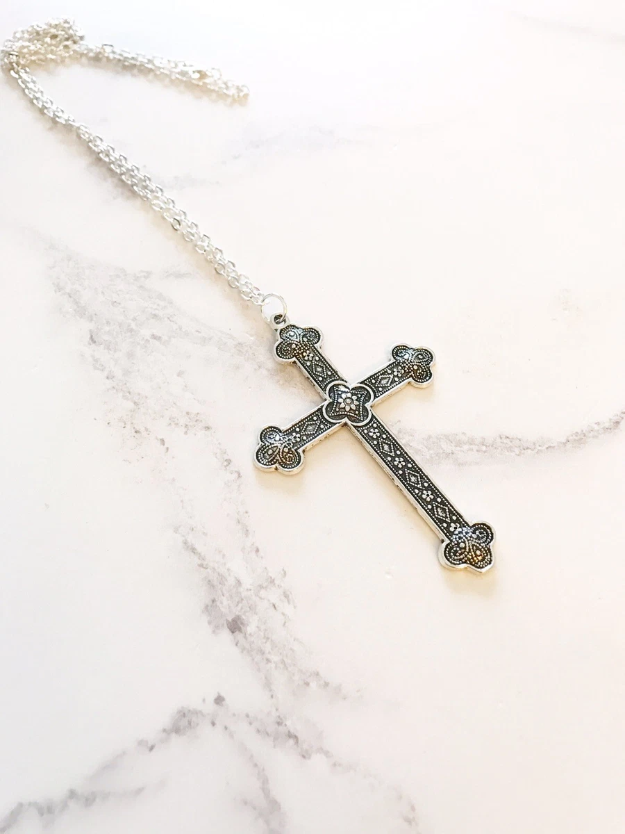 Medieval hotsell cross necklace