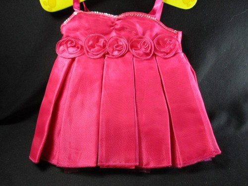 Build a Bear Pink Roses Tulle Satin Dress - Dated 09/11 - #1050060 - 第 1/6 張圖片