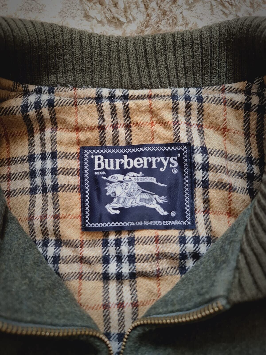 Vintage Burberry Bomber Jacket Green Nova Check Coat Jacket Vintage Burberry Bomber Jacket Green Nova Check Coat Jacket