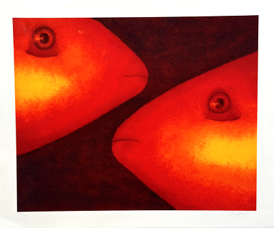 Nicola Read LIKE FISH THAT PASS IN THE NIGHT Hand Signed Limited