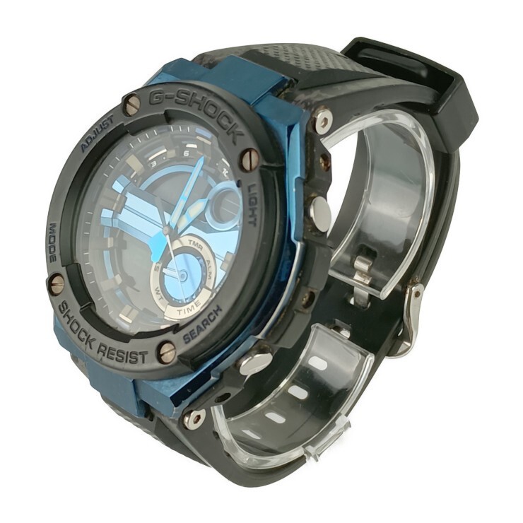 Casio Watch G-SHOCK G-STEEL GST-200CP-2AJF Black Blue Dial Resin