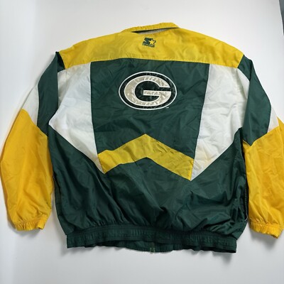 Vintage Green Bay Packers Full Zip Pro Line Starter Jacket Size XL