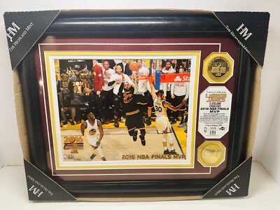 LeBron James Framed Display Photo Highland Mint Game 7 2016 NBA Finals 0009/5000